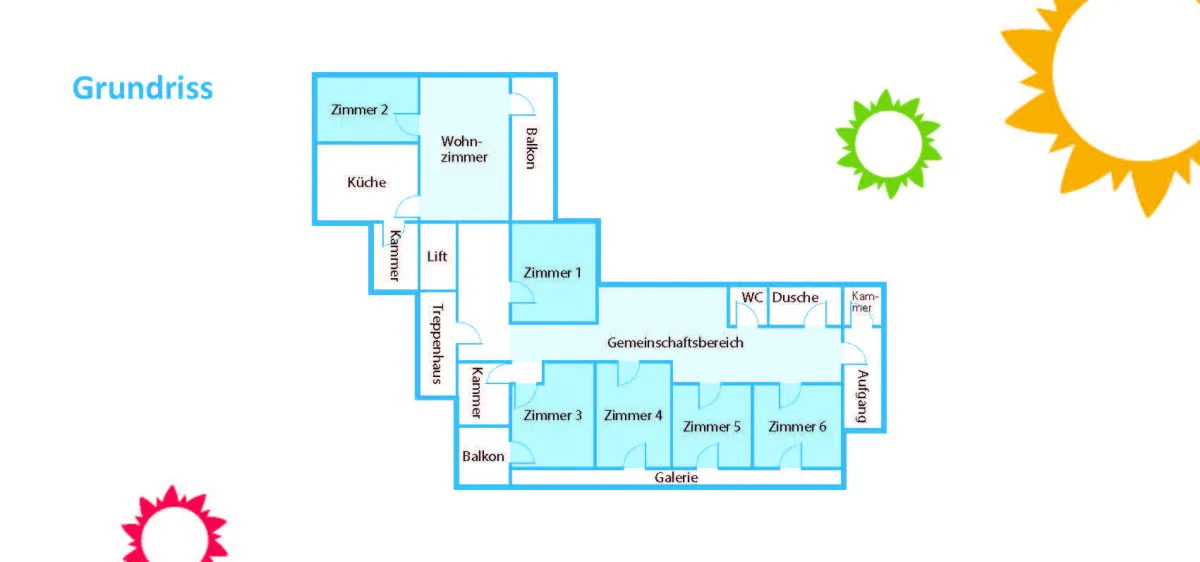 Grundriss WG