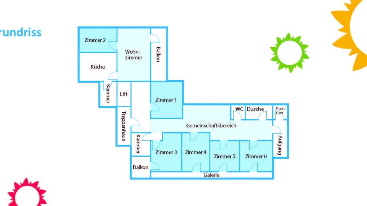 Grundriss WG
